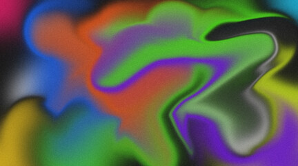 Vivid Multicolor Liquid Motion Background with Smooth Blended Color Fields and Soft Noise Texture