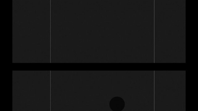 Rolling film frame shutter effect. Vertical filmstrip movement overlay. Retro projector slide transition