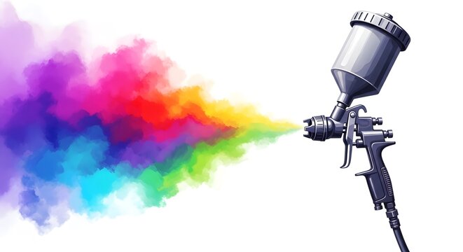 Vibrant holi day celebration with colorful powder spray
