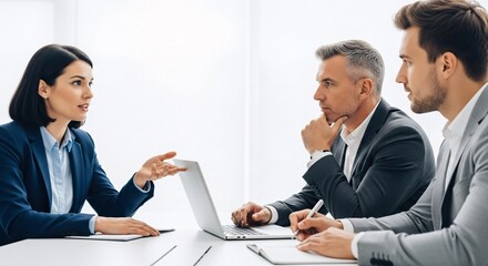 Fototapeta premium Business Meeting Interview Conversation