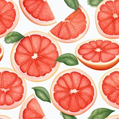 fruits seamless pattern, fruit pattern, fruit seamless background, fruit digital paper, fruit repeating pattern, summer fruit pattern, tropical fruit pattern © Forhadx5