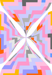 The background image uses lines and combinations, uses a variety of colors, can be used in graphics.