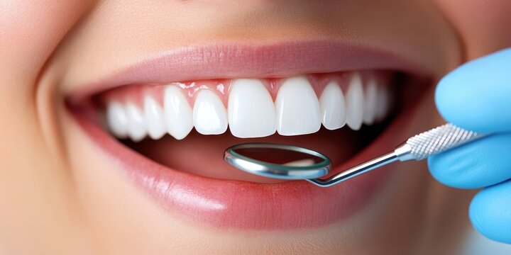 Bright smiles and healthy teeth at the dentist's chair for a checkup