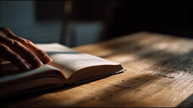 Book opening pages