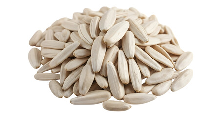 Shelled Sunflower Seeds PNG for Healthy Snack Packaging Culinary Ingredient Branding and Natural Food Presentation Design Assets
