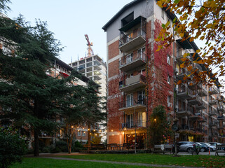 Tbilisi Saburtalo Red Brick Housing Estate Overview