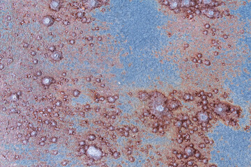 Obraz premium Abstract industrial iron texture background featuring heavy rust corrosion oxidation and weathered