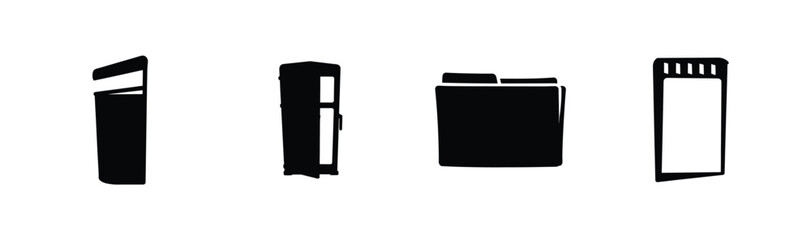 File storage options Vector, illustration