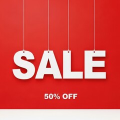 Big sale event with 50% off