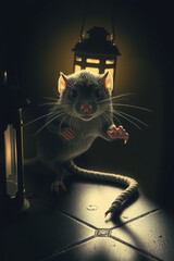 Spectral Rat in Lantern Street