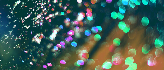 abstract background with bokeh