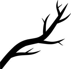 Fototapeta premium Tree Branch Silhouette