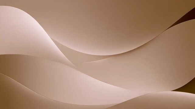 Abstract beige wave forms with smooth curves and soft gradient