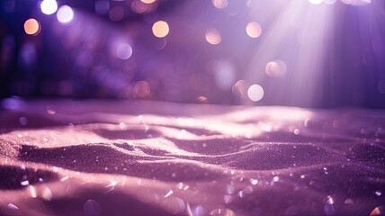 Sunlit sand dunes at sunset