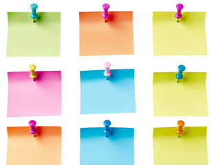 colorful sticky notes