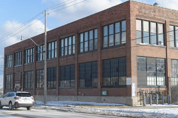 Obraz premium historic industrial architecture at 721 Eastern Av (originally Hoyt Metal Company of Canada Ltd), Toronto