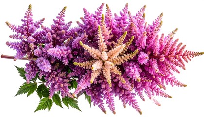 Astilbe Flowers in Full Bloom - A Floral Delight.