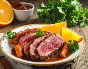 Duck Breast with Orange Sauce - A Culinary Masterpiece.