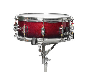 Obraz premium Snare drum isolated on white. Musical instrument