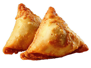 Golden, crispy, triangular pastries, fried to a perfect crunch