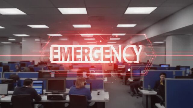 Emergency call center 911.