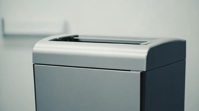 Destroying confidential documents.