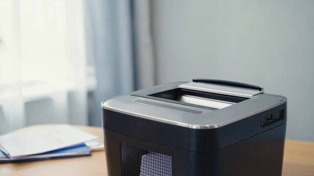 Destroying confidential documents.