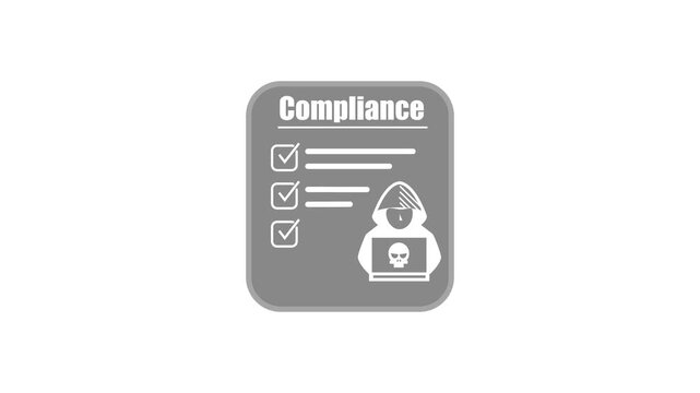 Compliance framework visualized: Checks and balances ensuring data security, policies and regulatory adherence in digital operations, corporate governance and risk management concept