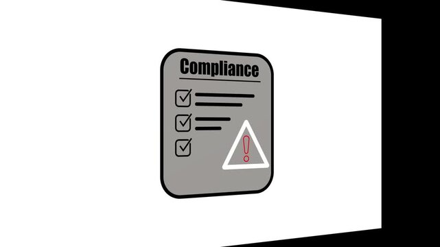 Compliance framework visualized: Checks and balances ensuring data security, policies and regulatory adherence in digital operations, corporate governance and risk management concept