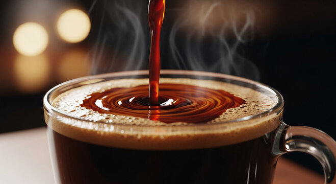 Pouring java coffee.
