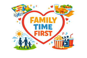 Obraz premium Heartwarming family time with games, food, and outdoor fun