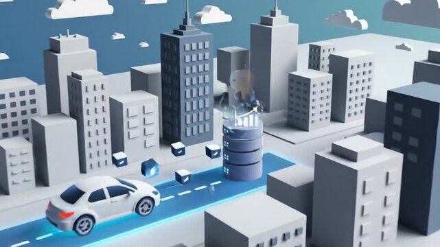 Business Concept of Video marketing, Research, Process, Optimization, Advertising, Website, Traffic, Idea and Content. Cartoon flat Design Isolated videos