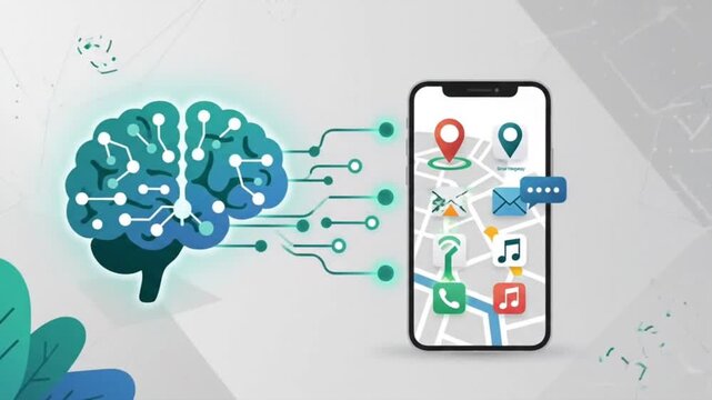 Business Concept of Video marketing, Research, Process, Optimization, Advertising, Website, Traffic, Idea and Content. Cartoon flat Design Isolated videos