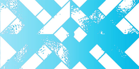  abstract background featuring a blue geometric pattern of overlapping diamonds and squares, enhanced with subtle grunge textures. Great for tech, design,