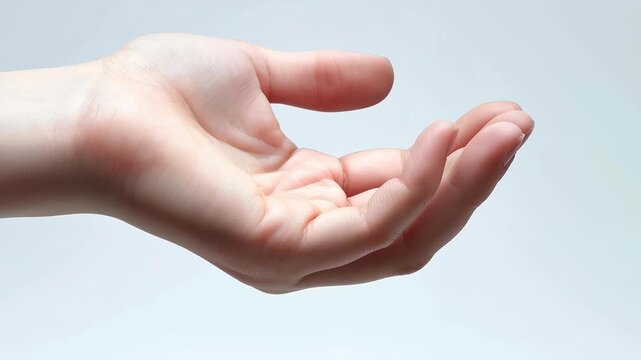 Open Hand, Reaching Out: A detailed shot of an open hand. It speaks of giving, receiving, and offering assistance, and highlights the beauty of human anatomy.