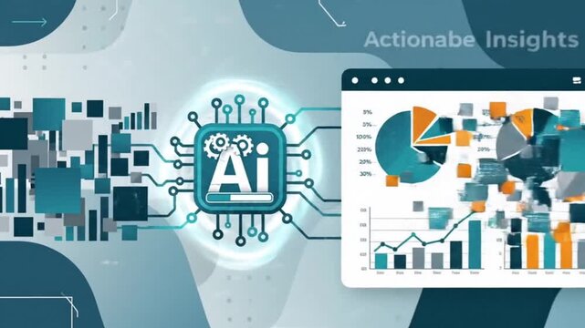 Strategic business planning discussion videos flat illustration design