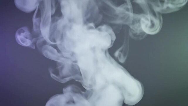 Evolving Atmospheric Gradients Slow-motion capture of a smoke plume's seamless color and opacity transition.