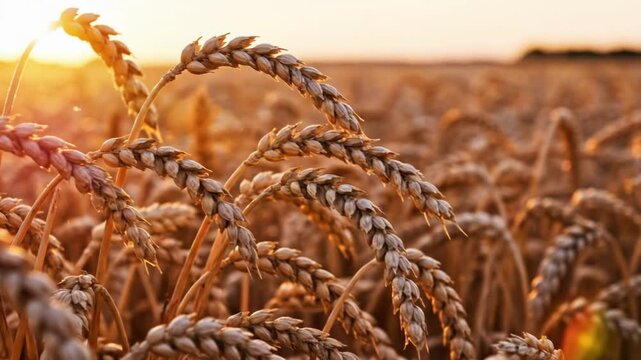 Golden wheat field symbolizing prosperity and gratitude during Eid