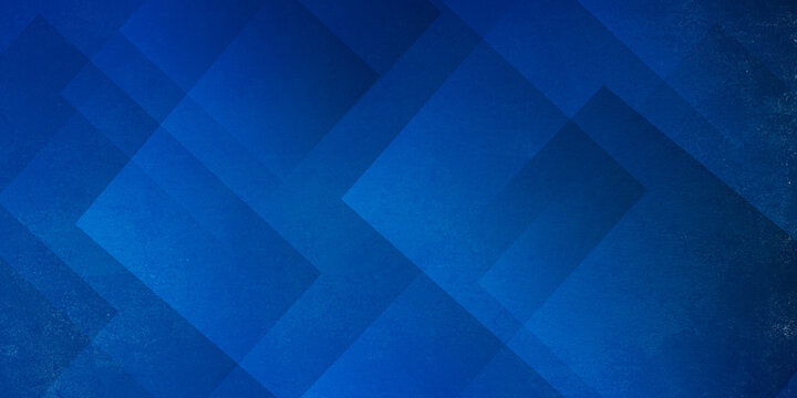 Dynamic Blue Geometric Abstraction with Overlapping Shapes . Black dark navy blue abstract pattern background. Geometric shape. Line triangle angle fold polygon diamond Color gradient  