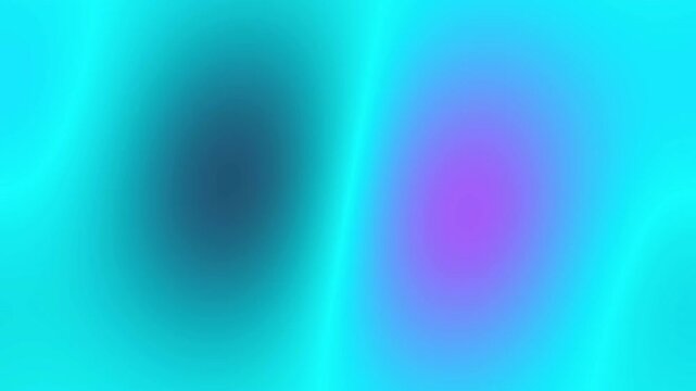Abstract cyan and purple gradient background loop with soft blurred smooth moving colors for modern design