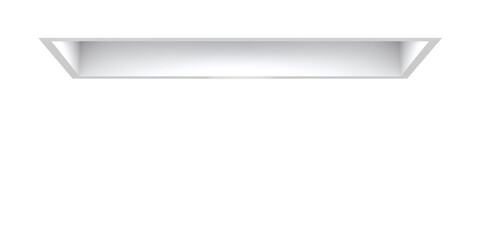 A Three Dimensional Silver Metallic Banner with Polished Beveled Edges and a Glossy Reflective Surface Perfect for Modern Web Buttons or Titles.