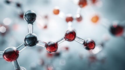 Complex molecular structure, interconnectedness, science, research and innovation