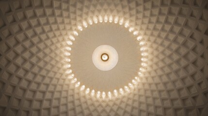 Closed mandala pattern on lotus seat, perfect symmetry from center, intricate geometric design, soft lighting, spiritual symbol, meditation focus, yoga mat, zen garden, balance harmony, inner peace