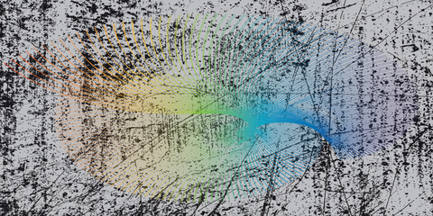 Fototapeta premium Abstract grunge concrete texture with faded paint stains and rough distressed wall surface background