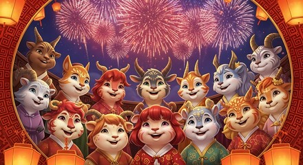 Happy Chinese New Year Celebration