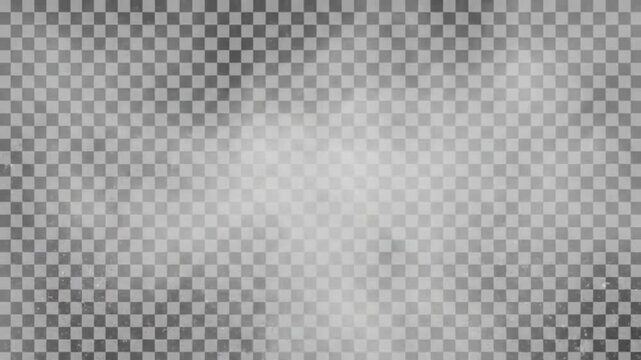 ethereal wisps of smoke or fog dance across a checkered background with a black void