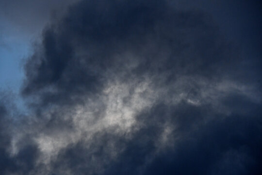 Ominous cloudscape. Incoming storm 