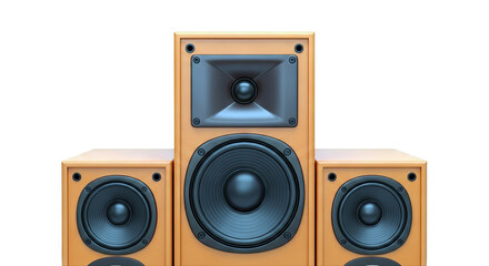 Fototapeta premium Orange Speaker System