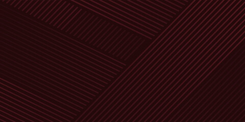 Obraz premium Abstract deep burgundy and maroon hues on dark color background. Layered geometrci stripes line. parallel lines creating a sense of depth and texture concept. Modern design
