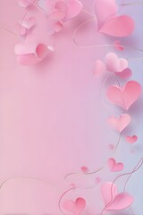 Elegant pink background with soft lavender gradient